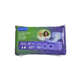 Alvita M Bel Bantlı 30 Adet Hasta Bezi