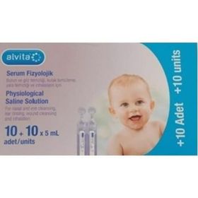 Alvita Serum Fizyolojik 20 Flakon