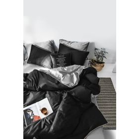 Always Çarşafı Lastikli Çift Taraflı Pudra Çift Kişilik Nevresim Takımı