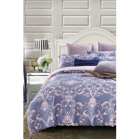 Always Çift Taraflı Motif Çarşafı Lastikli Tek Kişilik Nevresim Takımı