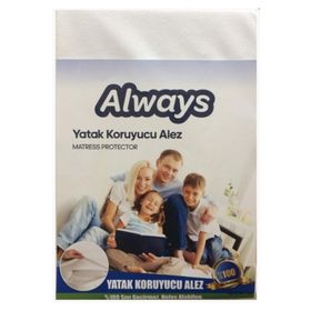 Always Yatak Koruyucu Tek Kişilik 90 cm x 190 cm Alez