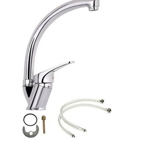 Aly Home Shop Paslanmaz Mix Kuğu Mutfak Evye Musluğu Çeşmesi Bataryası