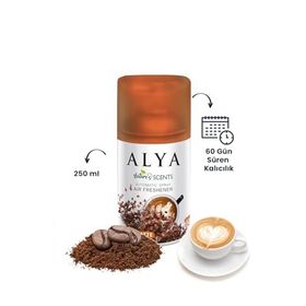 Alya 250 ml Nature's Scents Coffee Latte Oda Kokusu Yedek Makine Spreyi