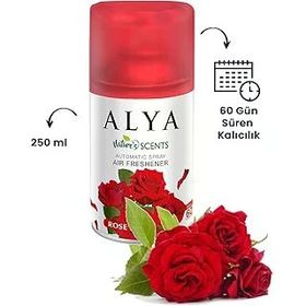 Alya 250 ml Nature's Scents Rose- Gül Oda Kokusu Yedek Makine Spreyi