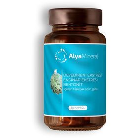 Alya Mineral Deve Dikeni Ekstresi Enginar Ekstresi Bentonit 30 Kapsül