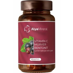 Alya Mineral Vitamin C Mürver Bentonit 60 Kapsül
