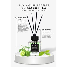 Alya Nature's 100 ml Scents Bergamot Tea Bambu Çubuklu Oda Kokusu