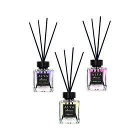 Alya Nature's 3x100 ml Scents Angel's Dream + Bubble Gum + Gardenia Bambu Çubuklu Oda Kokusu