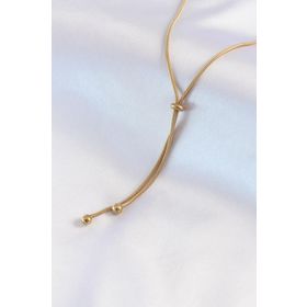 AlyaStore 316L Çelik Gold Renk Asansör Model Kadın Kolye