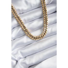 AlyaStore 316L Çelik Gold Renk İtalyan Zincir Model Mavi Taşlı Kadın Kolye