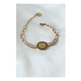 AlyaStore 316L Çelik Gold Renk Tam Altın Modelli Zirkon Taşlı Kadın Bileklik