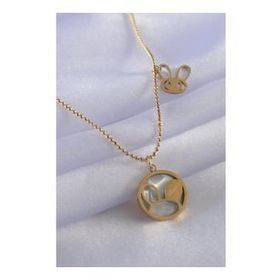 AlyaStore 316L Çelik Gold Renk Tavşan Model Kadın Kolye