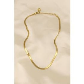 Amazeus 316L Çelik Altın Renk 45 cm İtalyan Zincir Model Kadın Kolye
