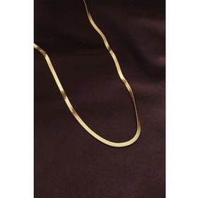 Amazeus 316L Çelik Altın Renk 60 cm İtalyan Zincir Kolye