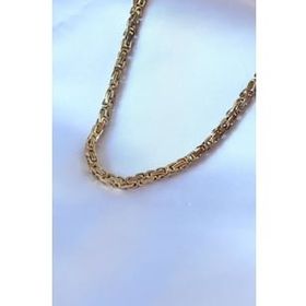 Amazeus 316L Çelik Gold Renk Kral Zincir Model Erkek Kolye