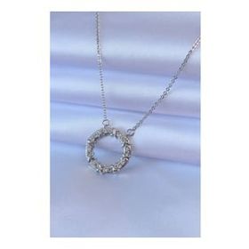Amazeus 316L Çelik Gold Renk Zirkon Taşlı Xoxo Kadın Kolye