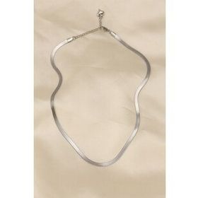 Amazeus 316L Çelik Silver Renk 45 cm İtalyan Zincir Model Kadın Kolye