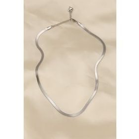 Amazeus 316L Çelik Silver Renk 45 cm İtalyan Zincir Model Kadın Kolye