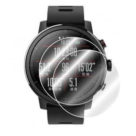 Amazfit 4 Adet Stratos 3 Ön Darbe Emici Ekran Koruyucu Nano Cam