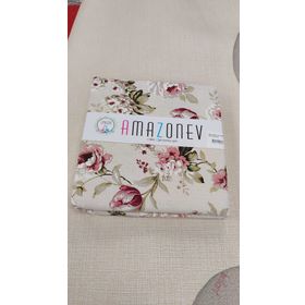 Amazon Ev Kırmızı Gül Pamuk Dokuma Tek Kişilik 160x240 cm Pike
