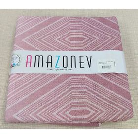 Amazon Ev Pamuk Dokuma Tek Kişilik 160x240 cm Gül Kurusu Pike