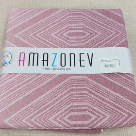 Amazon Ev Pamuk Dokuma Tek Kişilik 160x240 cm Gül Kurusu Pike