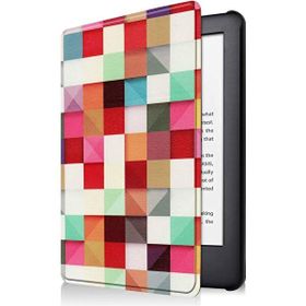 Amazon Kindle Paperwhite 4 Kareli Karışık E-Kitap Okuyucu Kılıfı