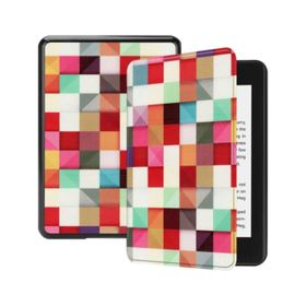 Amazon Kindle Paperwhite 4 Kareli Karışık E-Kitap Okuyucu Kılıfı