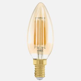 Amber E-14 C37 4W 2200K Led Mum Ampul