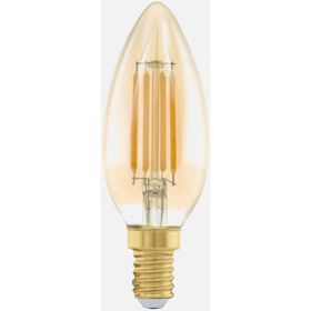 Amber E-14 C37 4W 2200K Led Mum Ampul