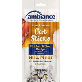 Ambiance Tavuk ve Ciğerli 12x5 gr Kedi Ödül Maması
