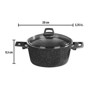 Amboss 13 Parça Helen Döküm Yanmaz Yapışmaz Pişirme Tencere Seti