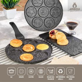 Amboss 26 cm Funny Emoji Pankek Krep Tavası