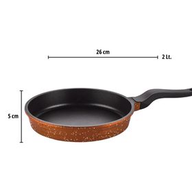 Amboss 7 Parça Copper Bakır Kırçıllı Döküm Tencere Seti