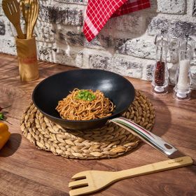 Amboss Dark Siyah 28 CM Wok Tava