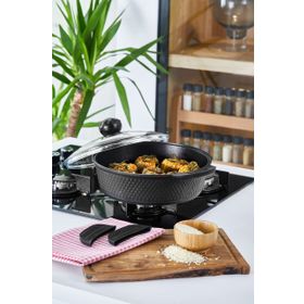 Amboss KUV-7845 Kuvars Basık 26 cm Döküm Tencere