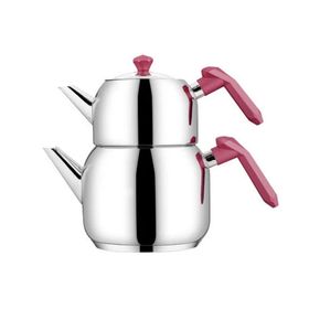 Amboss OPA-6930 Bordo Kulplu Orta Boy Çaydanlık