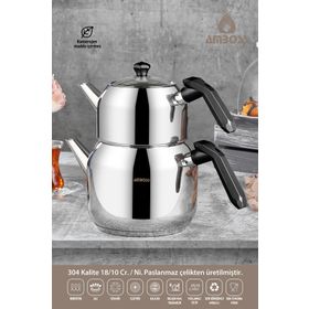 Amboss OPA-6978 Siyah Çaydanlık