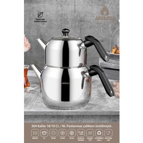 Amboss OPA-6978 Siyah Çaydanlık