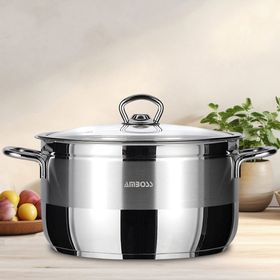 Amboss Saphire 22 cm Derin Çelik Tencere