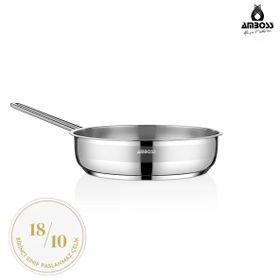 Amboss Saphire Paslanmaz Çelik 24 cm Kapaksız Çelik Tava