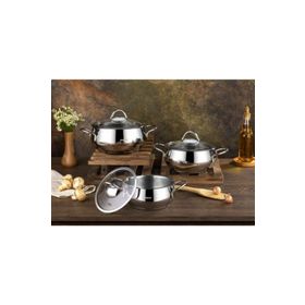 Amboss Stone STN-5698 6 Parça Çelik Omlet Sahan