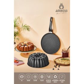 Amboss Sweet 2 Parça Krep Tava ve Kek Kalıbı