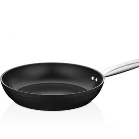 Amboss Yanmaz Yapışmaz Titanyum Kaplama 24 cm Siyah Granit Tava
