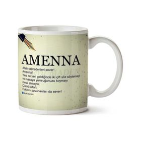 Amenna Baskılı Kupa
