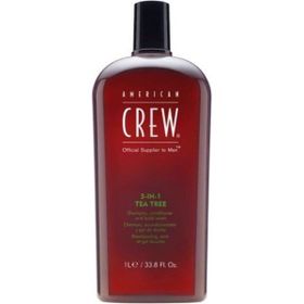 American Crew 3'ü 1 Arada 1000 ml Çay Ağacı Özlü Saç ve Vücüt Şampuanı