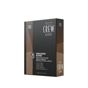 American Crew Precision Blend Erkeklere Özel Amonyaksız Doğal Beyaz 3x40 ml 4/5 Medium Natural Kapatıcı Saç Boyası