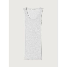 American Vintage MAS00E26 Açık Gri Kadın T-Shirt