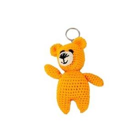 Amigurumi Ayı Sarı Anahtarlık