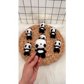 Amigurumi Panda Anahtarlık